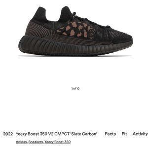 Yeezy 350 V2 CMPCT Slate Carbon - 5